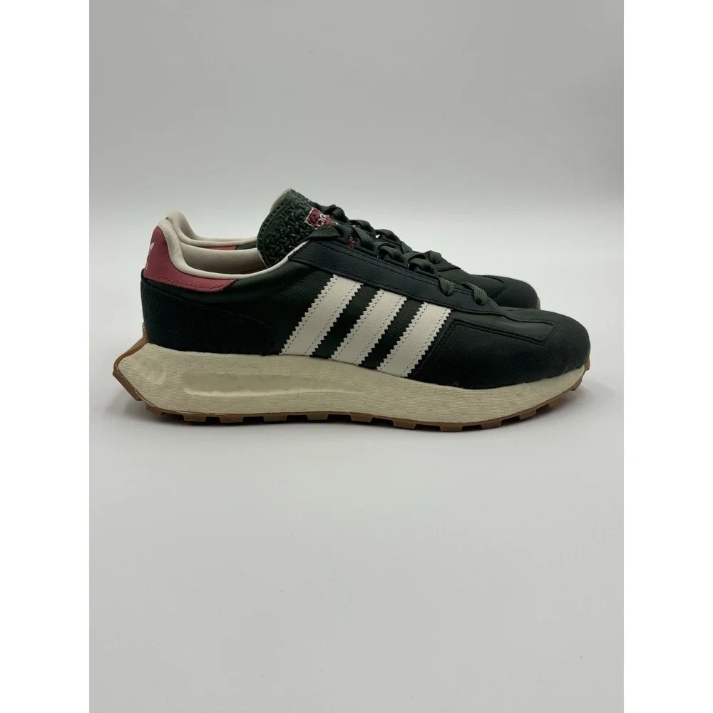 Adidas Originals Retropy E5 Sneakers Men's 9 Green Cream Boost‎ Gum Sole Casual